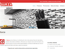 Tablet Screenshot of gurza.com.mx